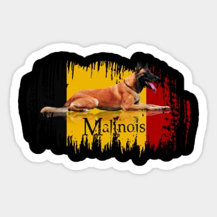 Malinois  - Belgian shepherd - Mechelaar Sticker